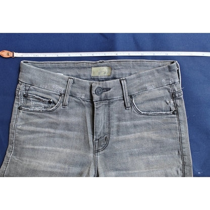 The Looker Gray "Last Chance Saloon" Wash Skinny Jeans