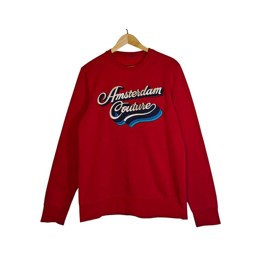 Red Amsterdam Couture Crewneck Sweatshirt