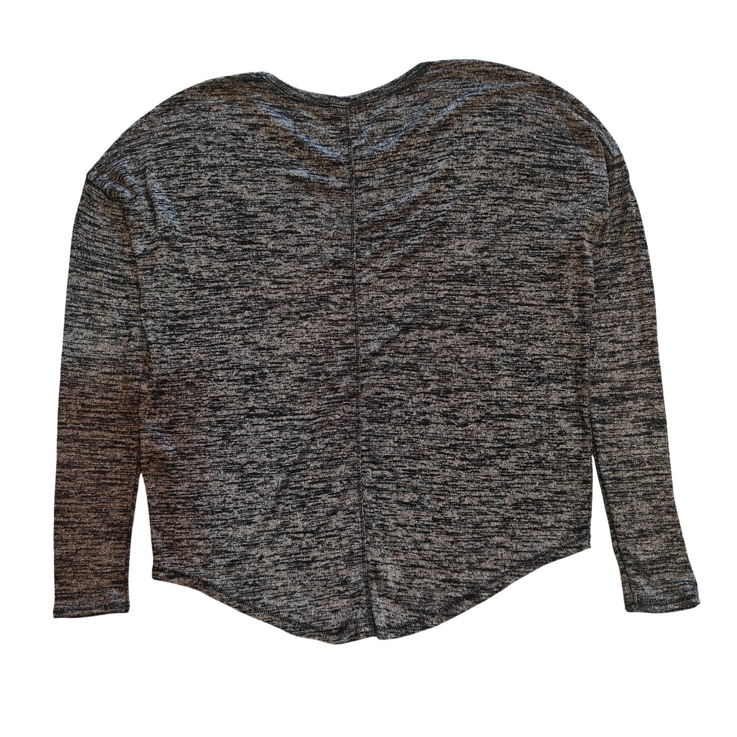 Gray Marled Long-Sleeve Tee
