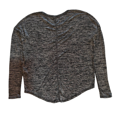 Gray Marled Long-Sleeve Tee