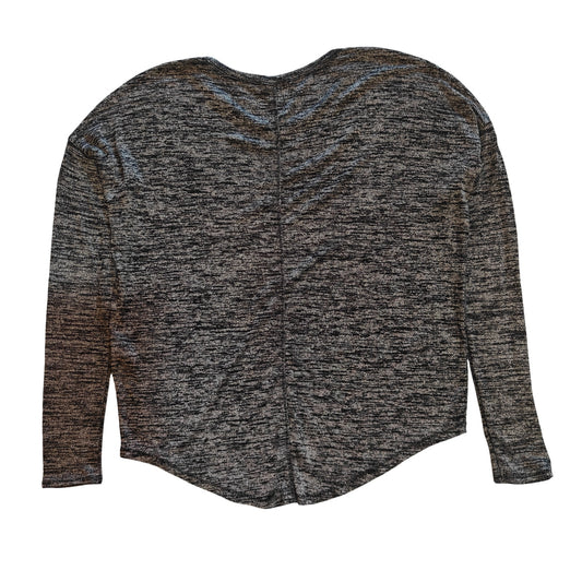 Gray Marled Long-Sleeve Tee