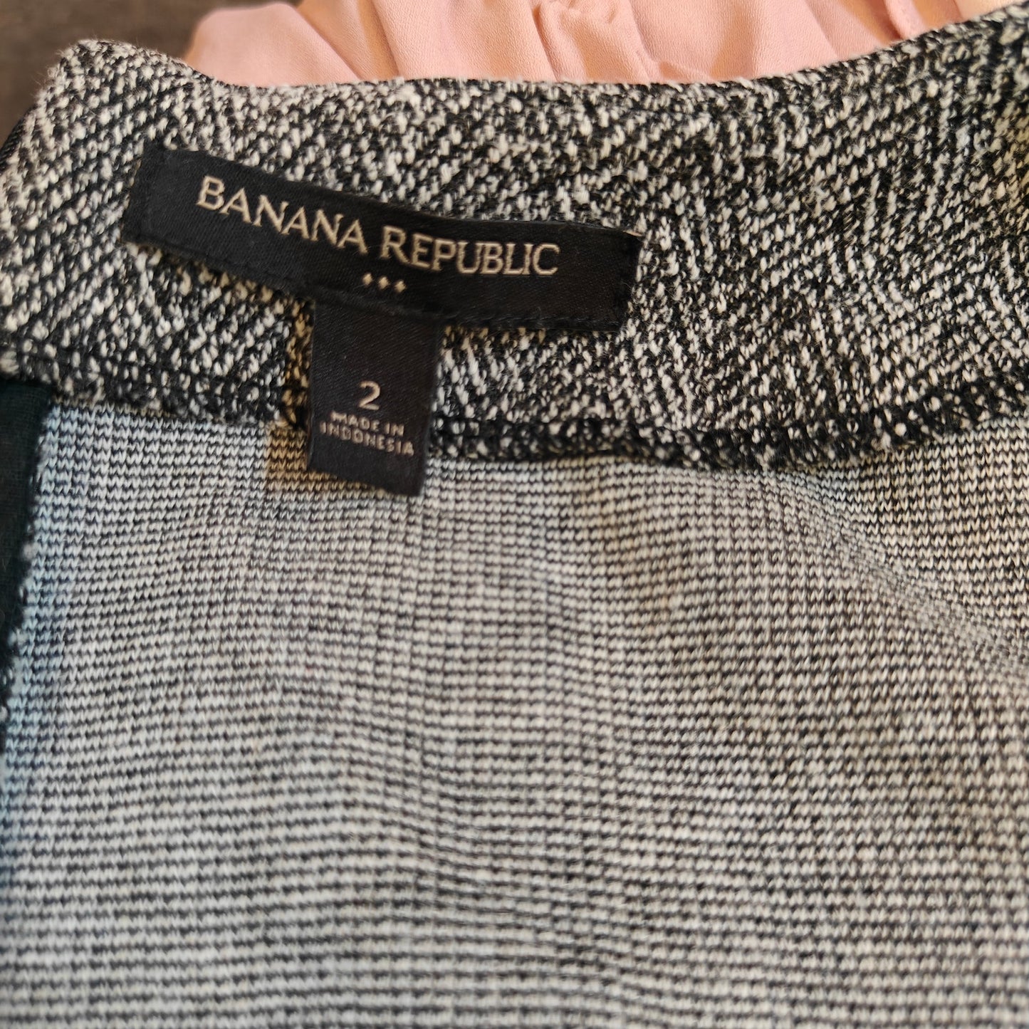 Gray Faux Wrap Knit Dress