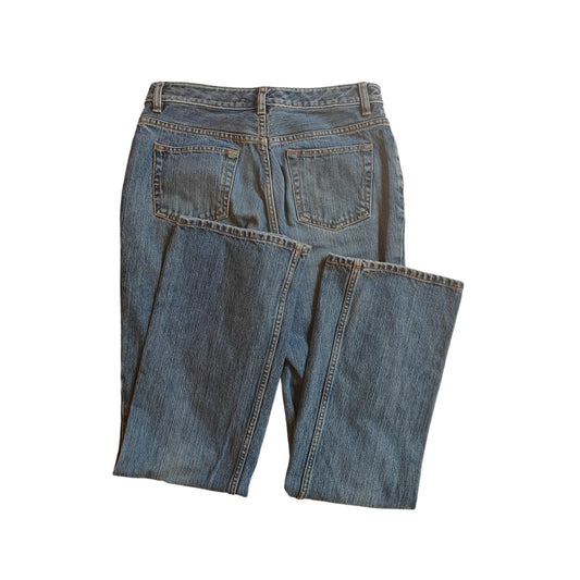 Straight Leg Medium Wash Jeans