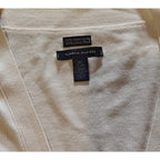 Pima Cotton Ivory Cardigan Sweater