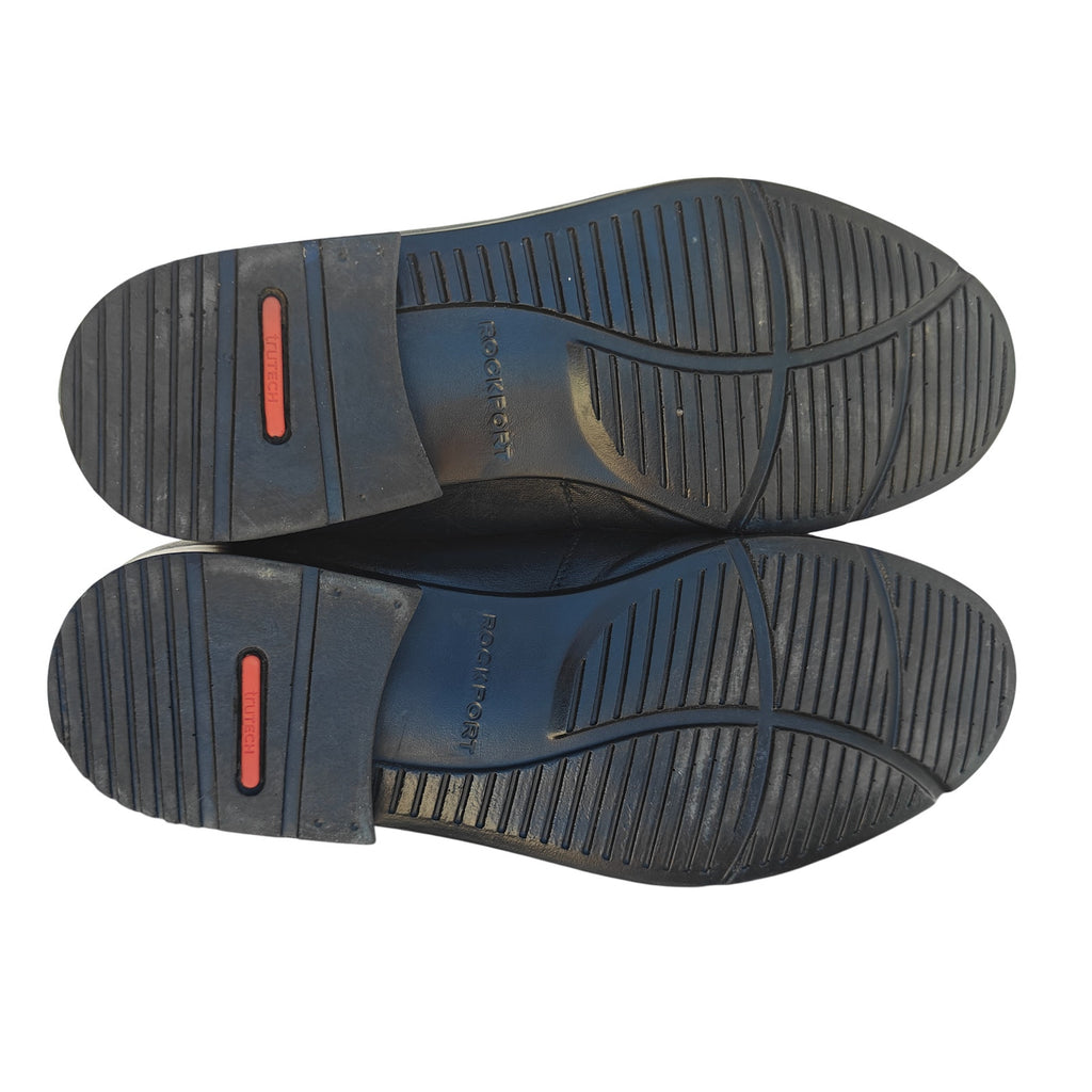 Black Leather Penny Loafers