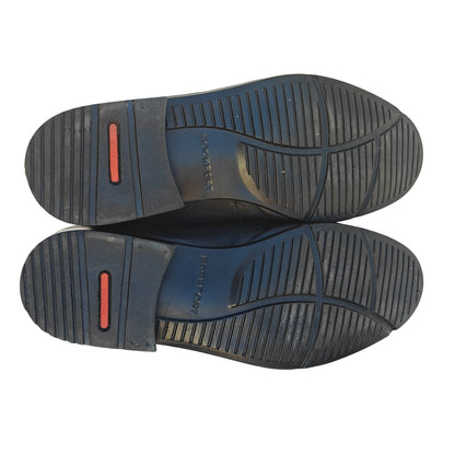 Black Leather Penny Loafers