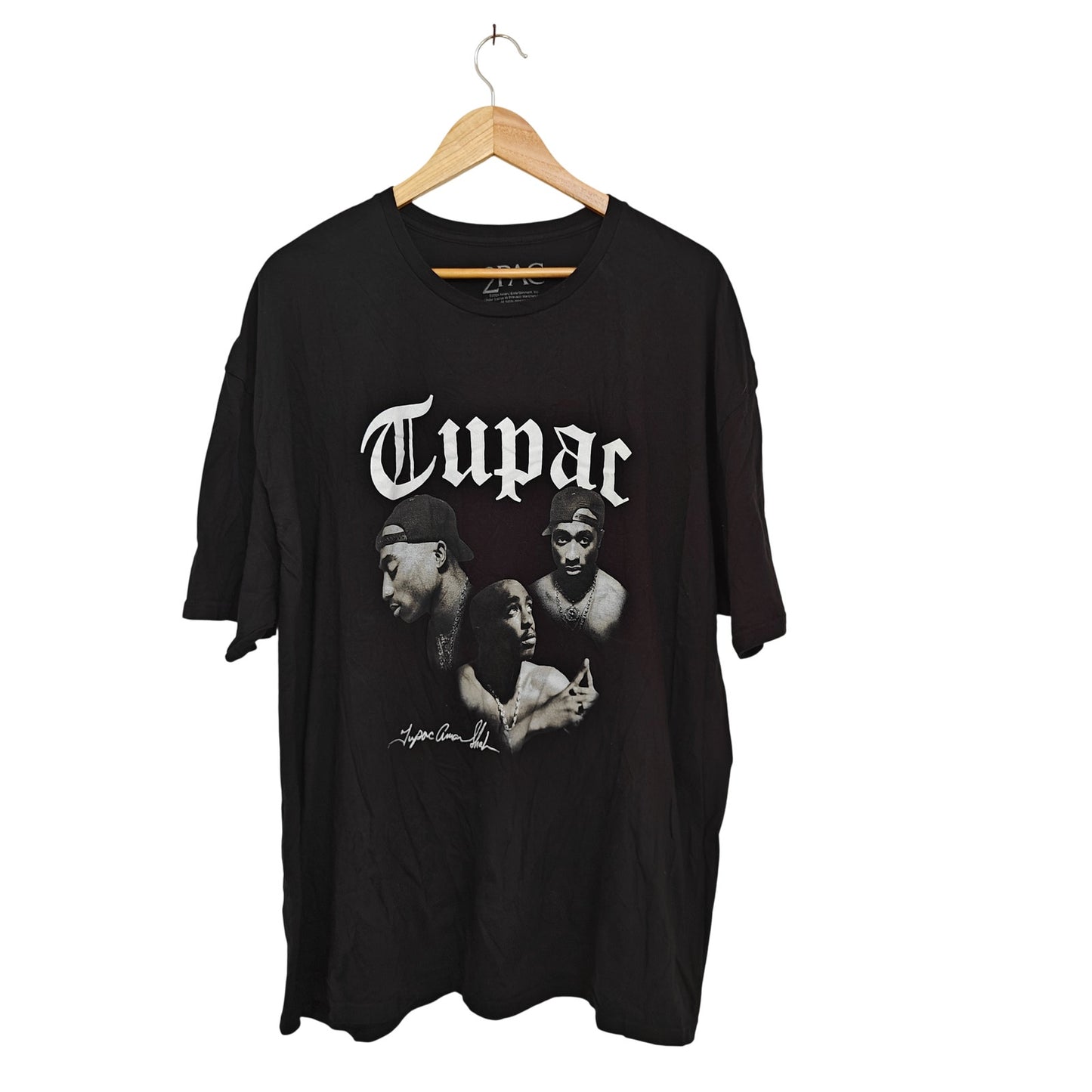 Tupac Shakur Black Graphic Tee