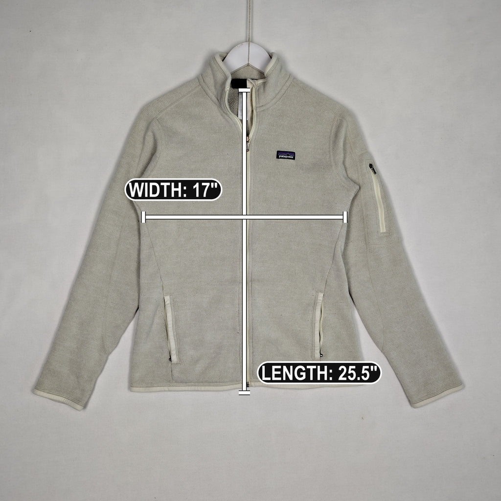 Patagonia Better Sweater Full Zip Fleece Jacket Oatmeal Women’s