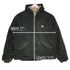 Carhartt J141 Sherpa-Lined Hooded Jacket – Spruce Green