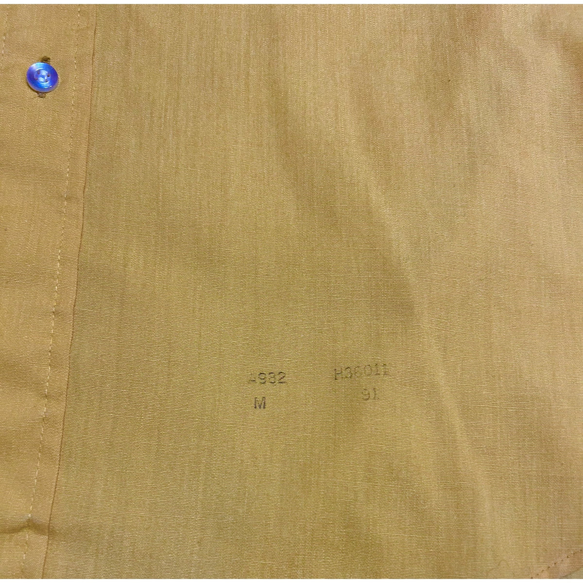 Vintage 70s Button Down Shirt in Yellow