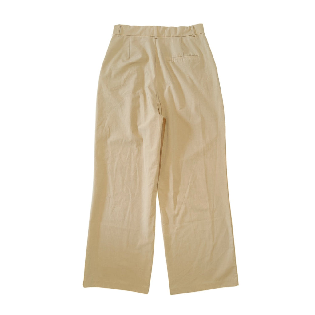 Khaki Wide Leg Pants