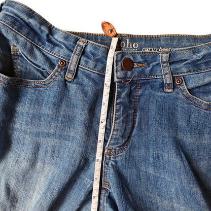Medium Wash Curvy Bootcut Size 0