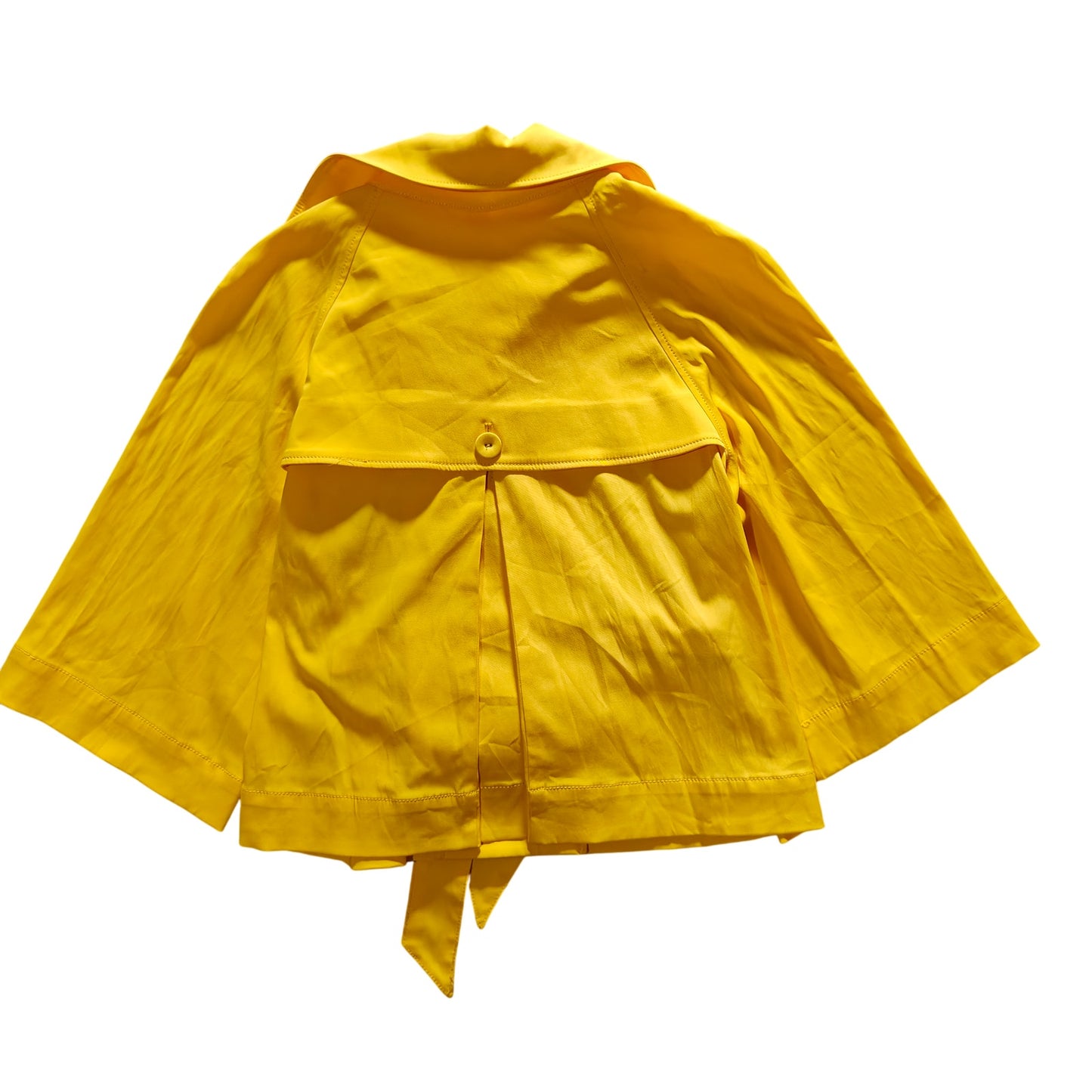 Yellow Cape Trench Jacket