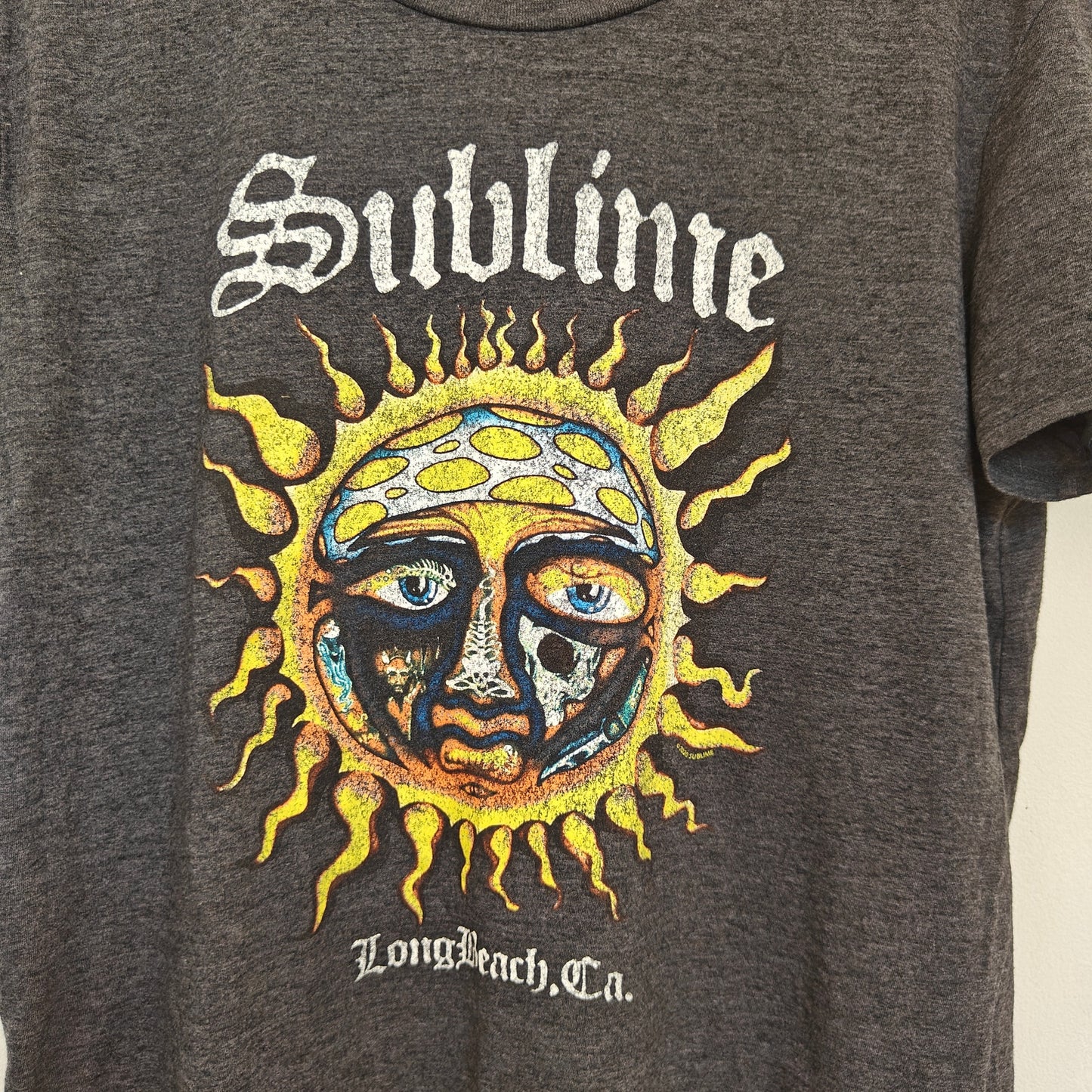 Gray Sublime Sun Logo Band Tee
