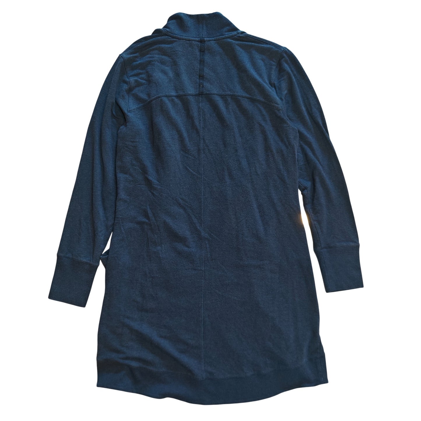 Navy Open Front Cardigan Sweater