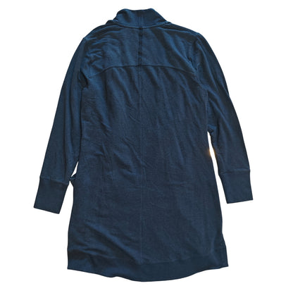 Navy Open Front Cardigan Sweater