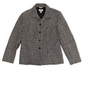 Black and Cream Tweed Blazer
