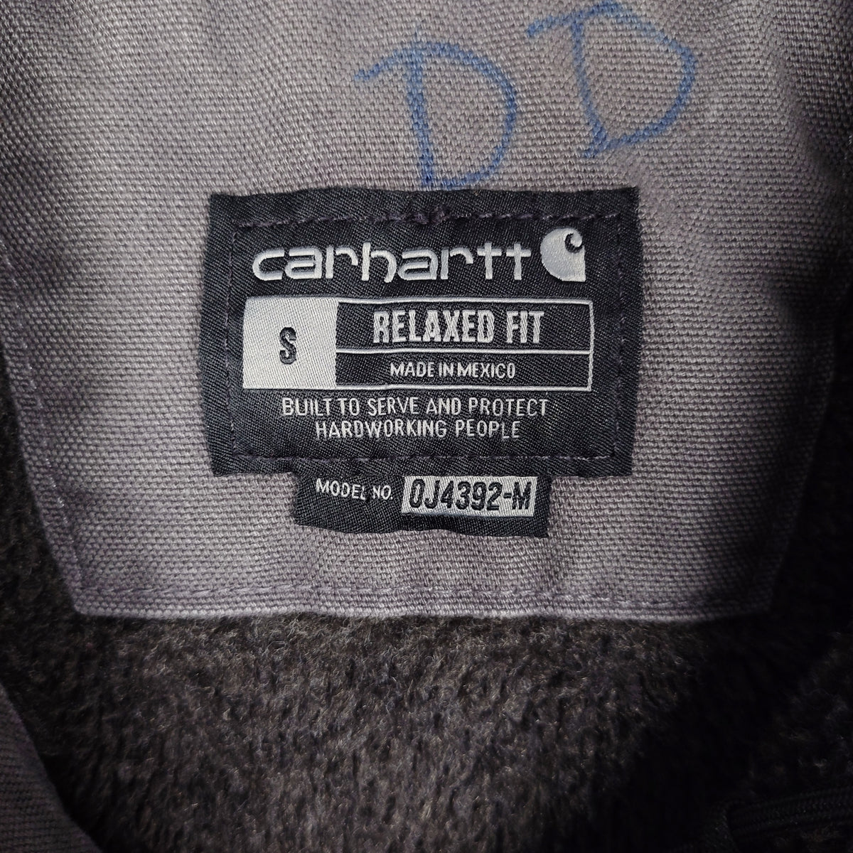 Carhartt Washed Duck Sierra Sherpa-Lined Jacket – Gravel Gray, Small