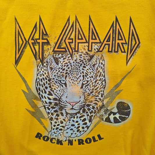 Yellow Retro Band Sweatshirt