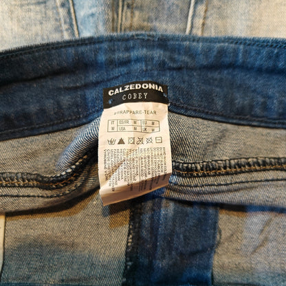 Denim Dark Wash Mini Skirt