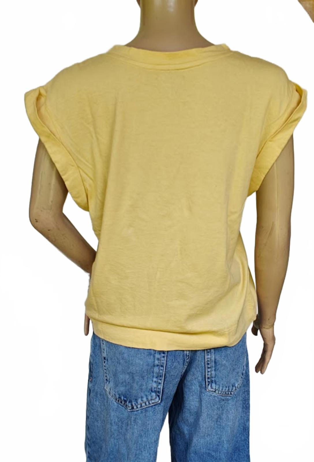 Yellow Dolman Sleeve Tee