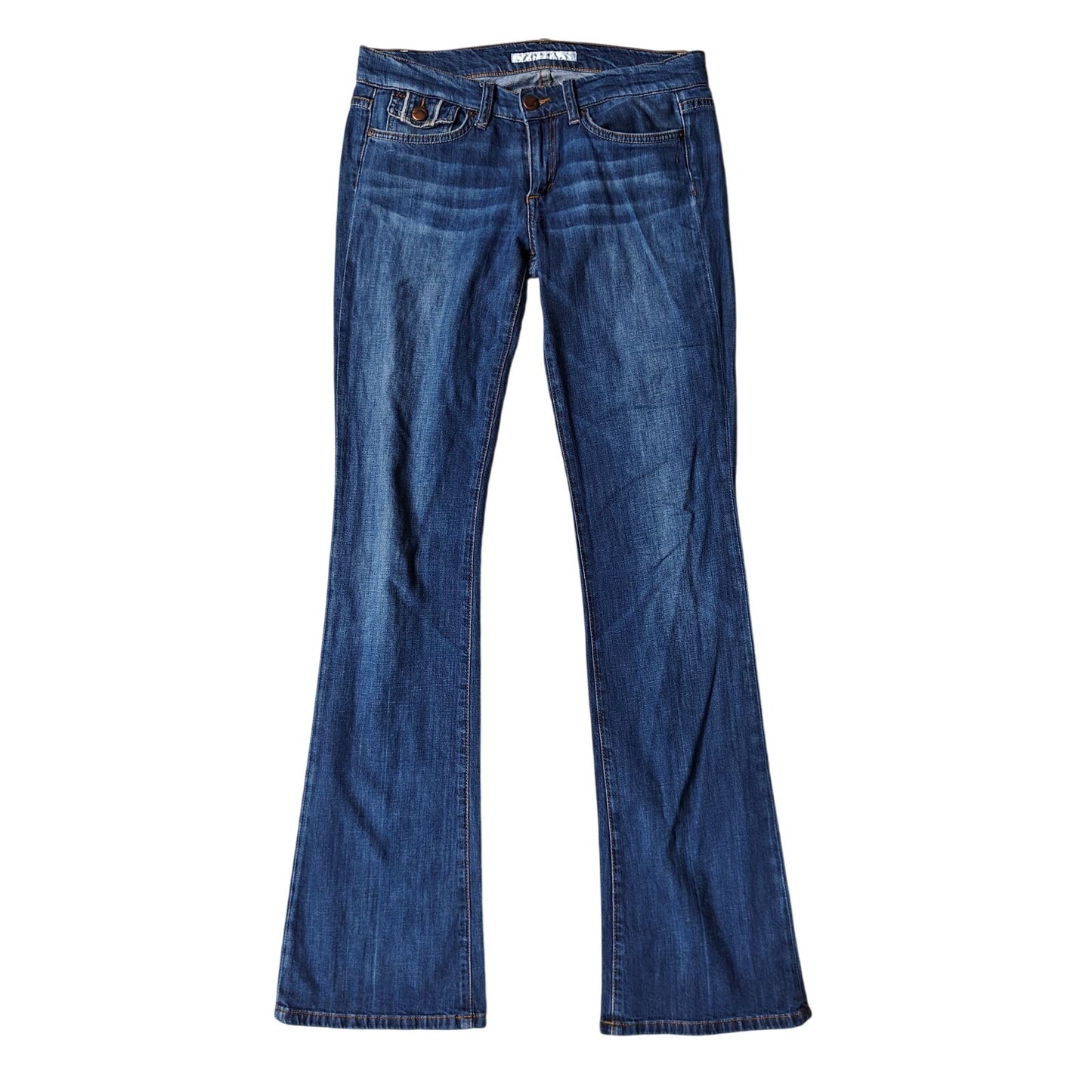 Rocker Bootcut Jeans With Flap Pockets