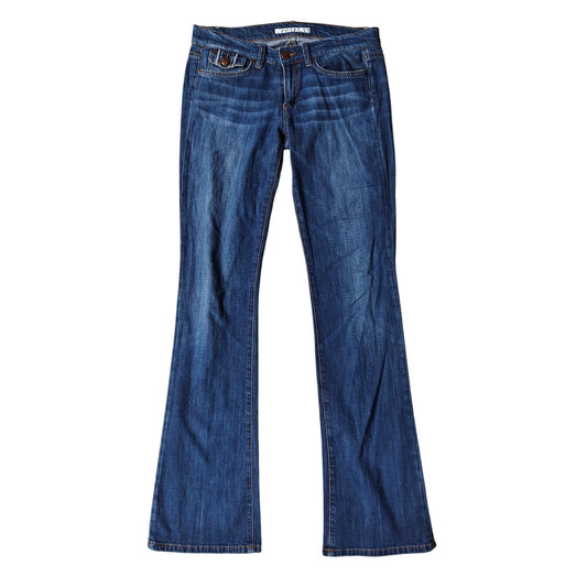 Rocker Bootcut Jeans With Flap Pockets
