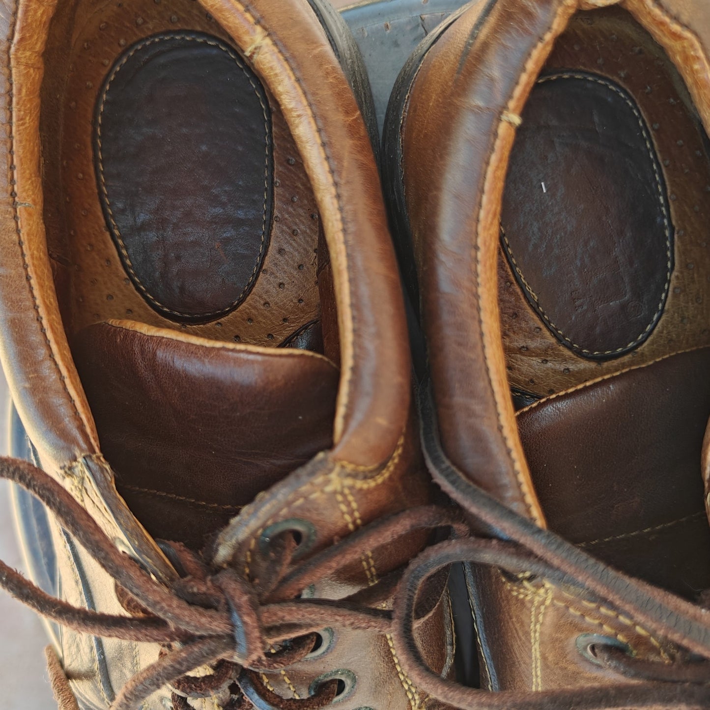 Brown Leather Oxford Shoes