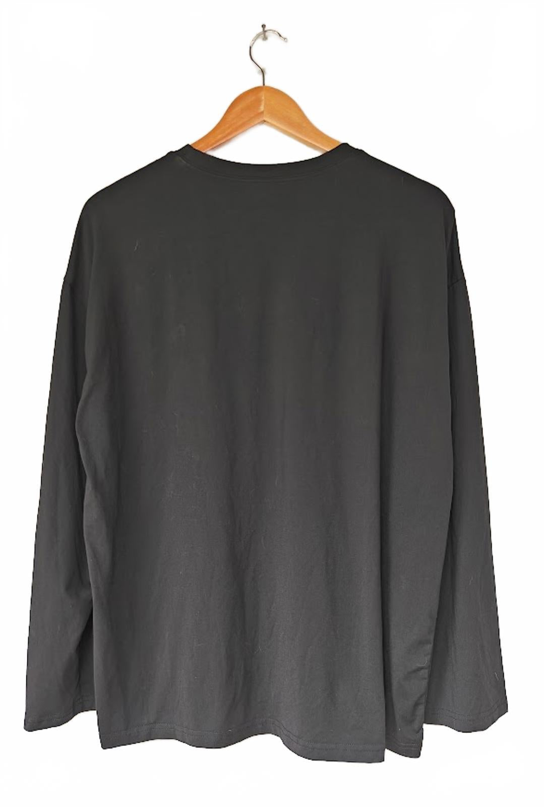 Black Long Sleeve Graphic Tee