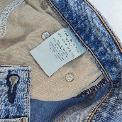JEAN High Rise Skinny Jeans With Pink Side Stripe