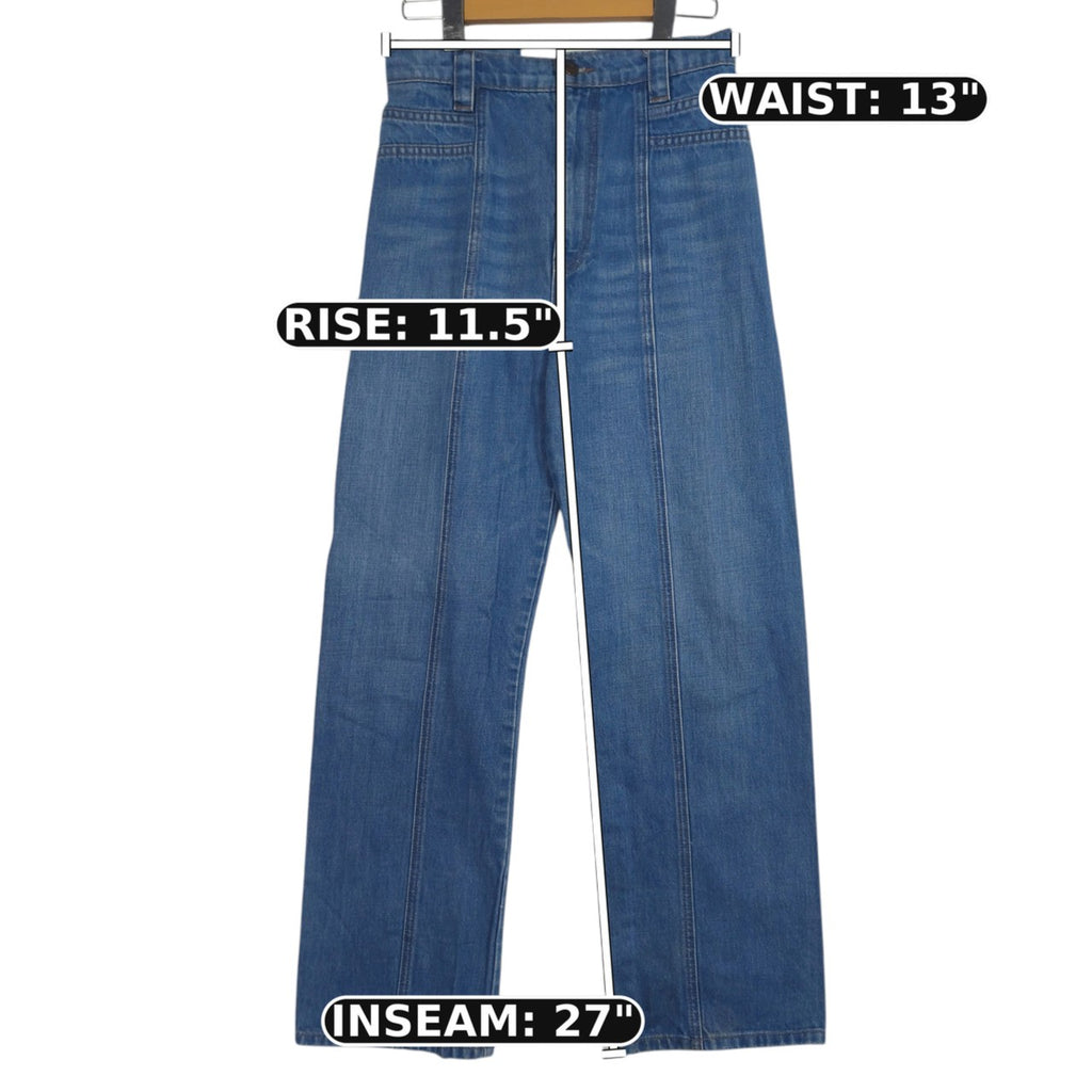 Reformation ’70s High-Rise Straight-Leg Jeans – Chesapeake Blue