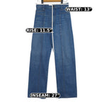 Reformation ’70s High-Rise Straight-Leg Jeans – Chesapeake Blue