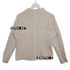 Vince Wool & Cashmere Funnel-Neck Sweater – Ivory