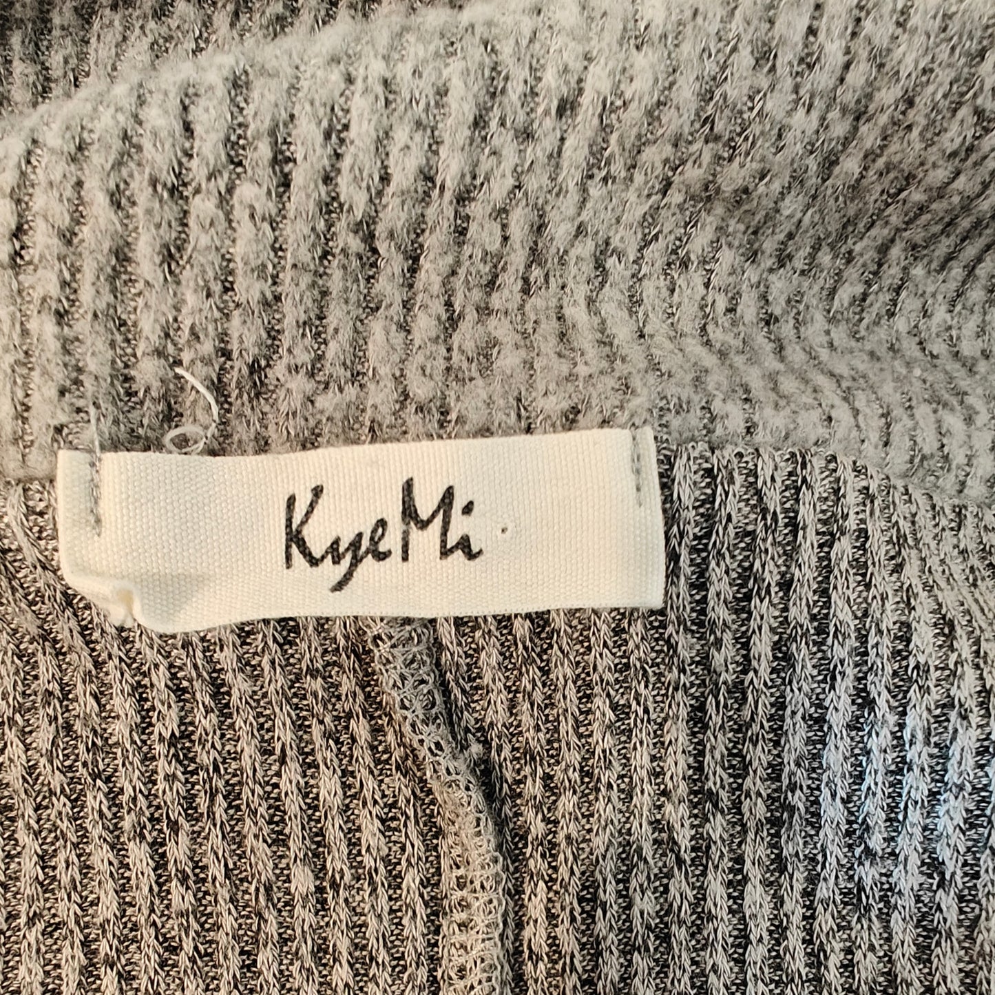 Ribbed Cowl Neck Tunic Sweater