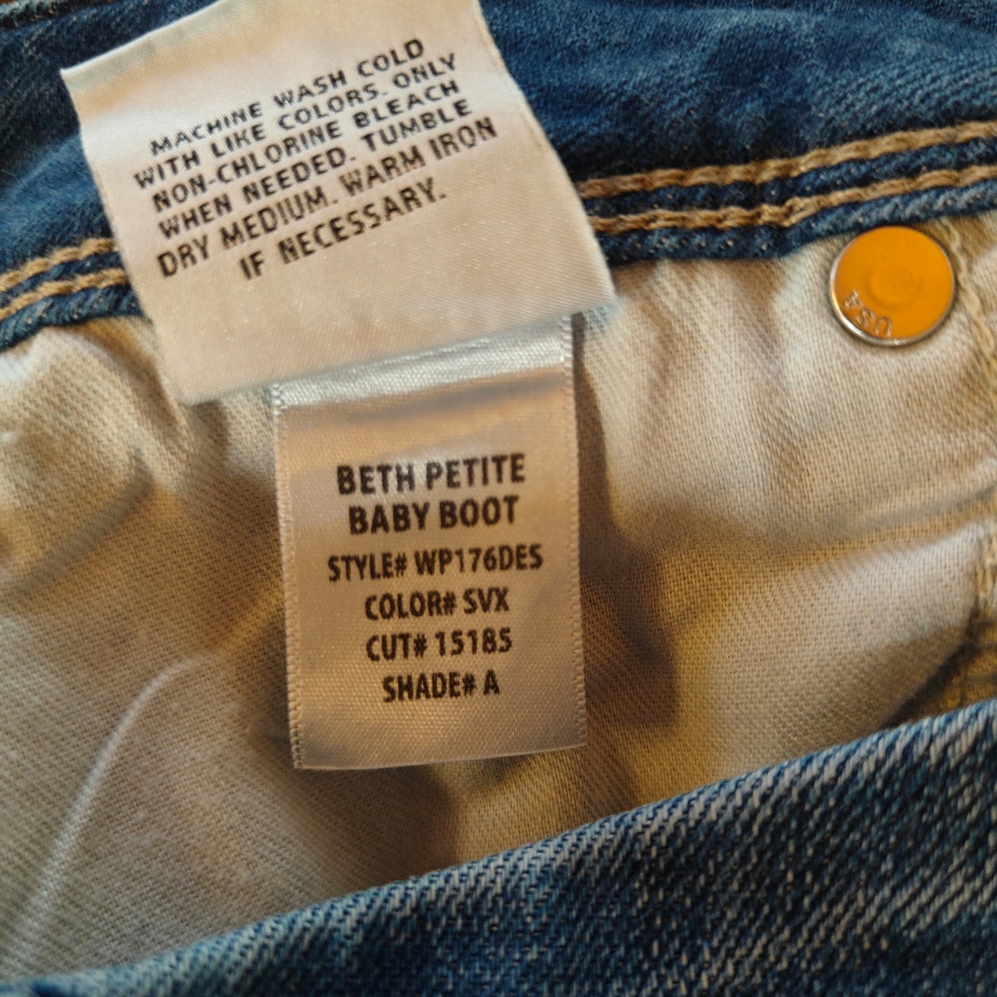 Beth Petite Baby Boot Light Wash Jeans