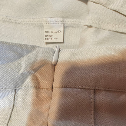 White Pleated Tennis Skirt