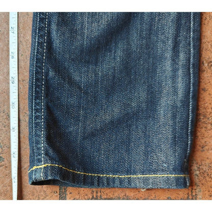 Diesel Liv 008QQ Stretch Slim Straight Jeans W25 L32 Italy Y2K Blue