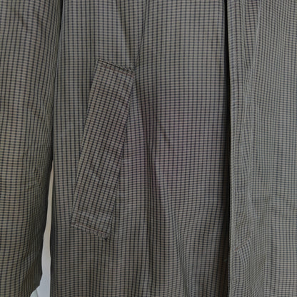 Brown Check Vintage Raincoat