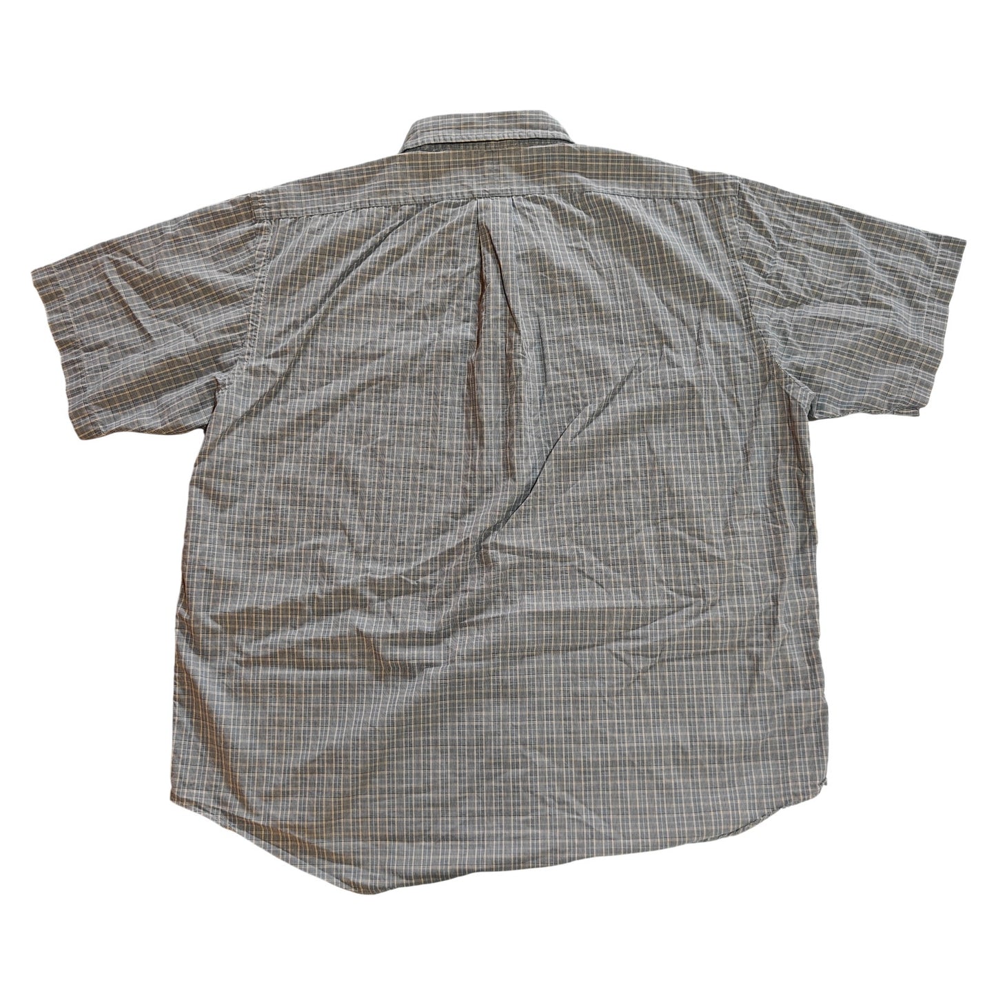 Plaid Short Sleeve Button Down Shirt