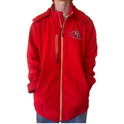 San Francisco 49ers Red Hooded Jacket
