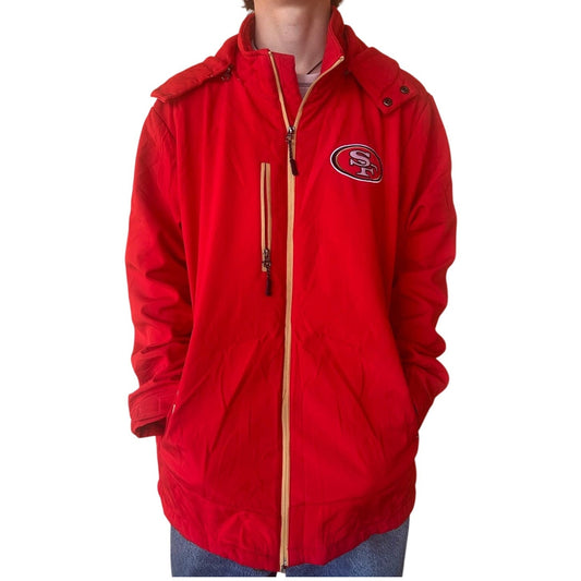 San Francisco 49ers Red Hooded Jacket