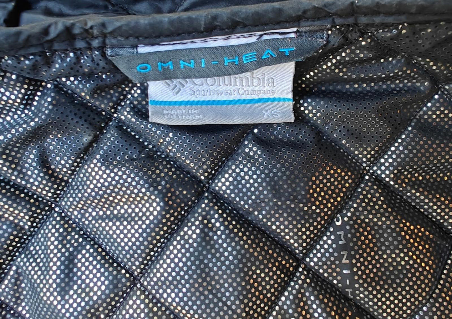 Black Omni Heat Quilted Jacket