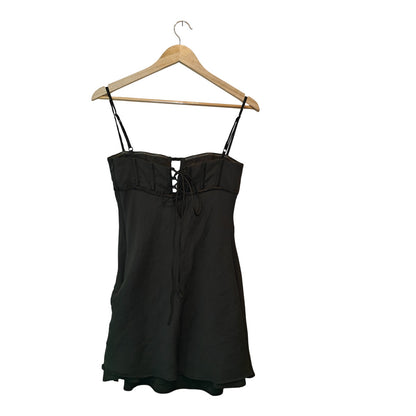 Dark Green Corset Mini Dress