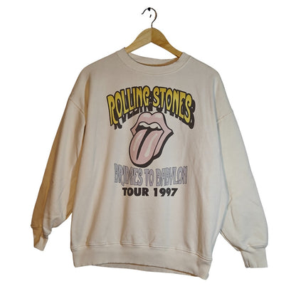 Rolling Stones Bridges to Babylon 1997 Graphic Sweatshirt