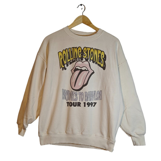 Rolling Stones Bridges to Babylon 1997 Graphic Sweatshirt