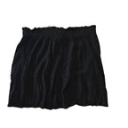 Black Tiered Mini Skirt