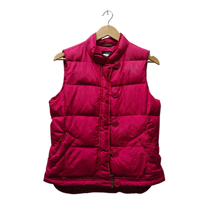 Magenta Quilted Puffer Vest