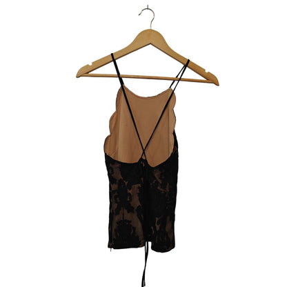 Black Sheer Lace Tank
