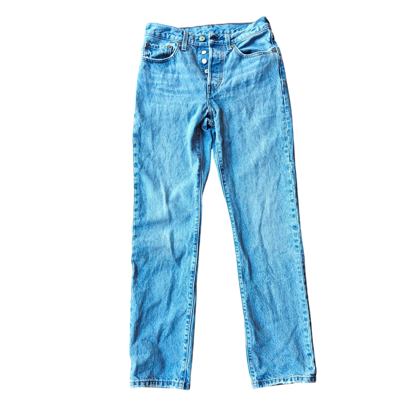 501 WaterLess Light Wash Button Fly Jeans