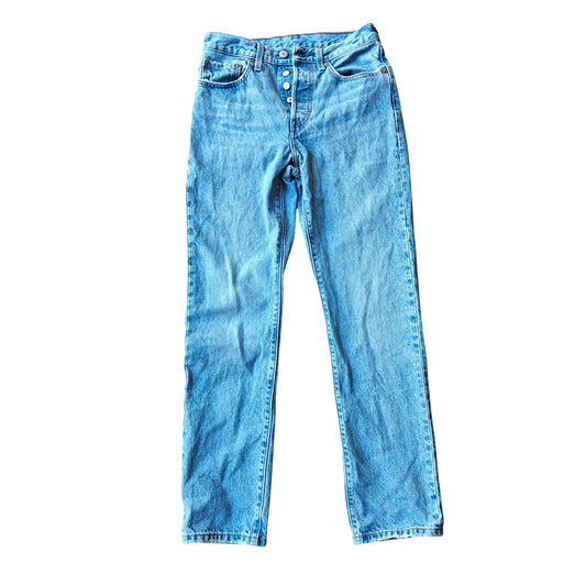 501 WaterLess Light Wash Button Fly Jeans